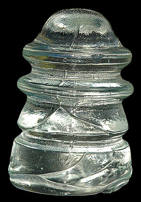 CD 113 Hemingray solid pour, ice aqua
