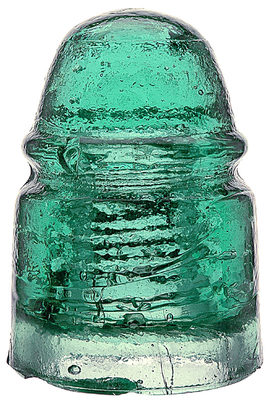 CD 124.3 Dec 1871, crude green aqua